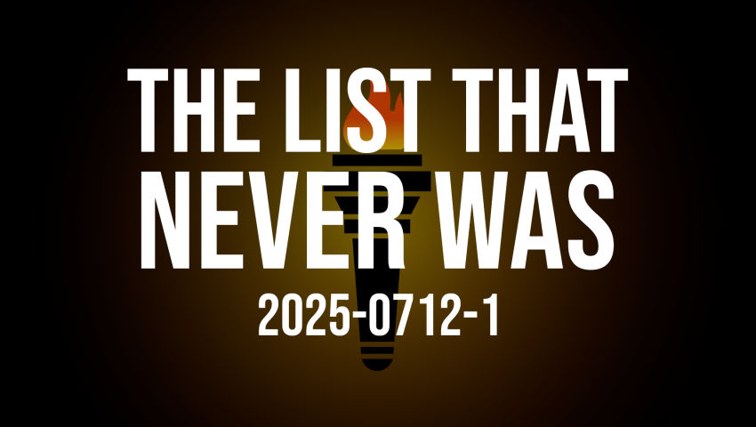 The List & Some News