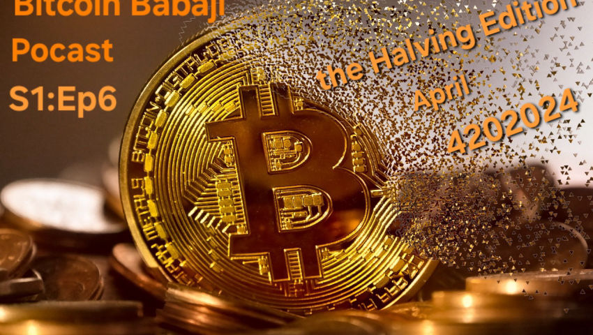 Bitcoin Babaji podcast S1:Ep6 Halving edition